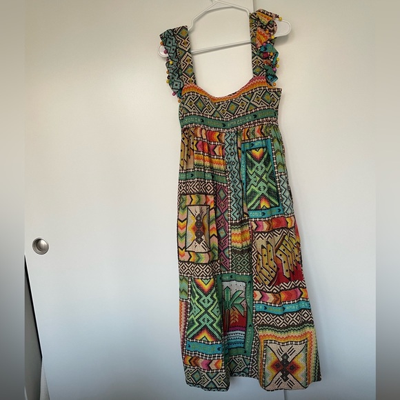 FARM Rio Banana Scarves Midi Dress - Picture 9 of 9